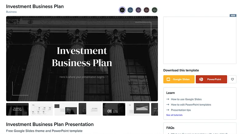 提供 PowerPoint 以及 Google Slides 的下載選擇