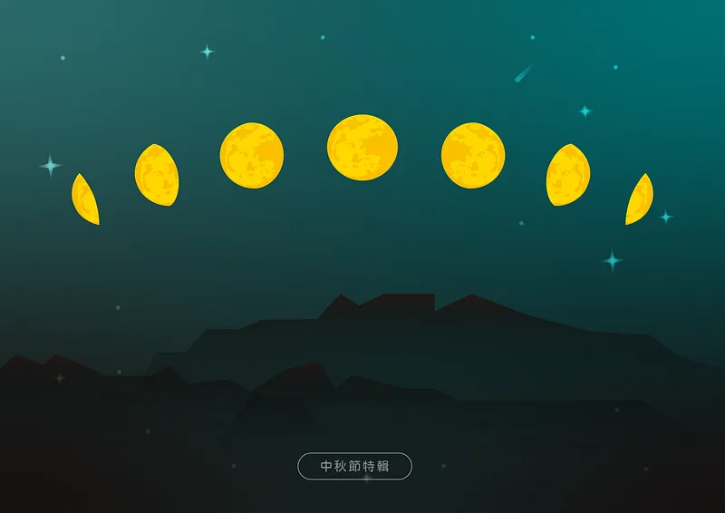 Illustrator教學-快速變化月亮盈缺效果